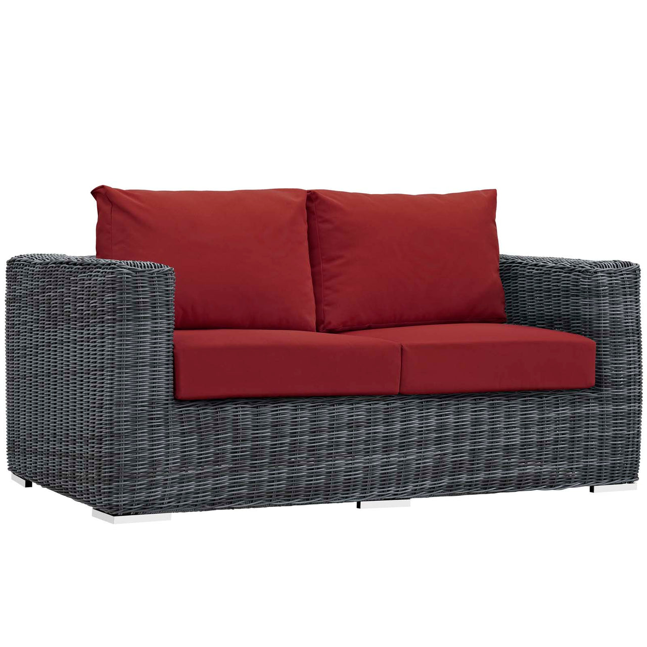 Invocation 5-Piece Alfresco Sunbrella® Sectional Set, Canvas Red