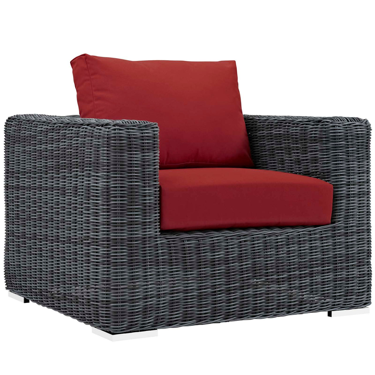 Invocation 5-Piece Alfresco Sunbrella® Sectional Set, Canvas Red