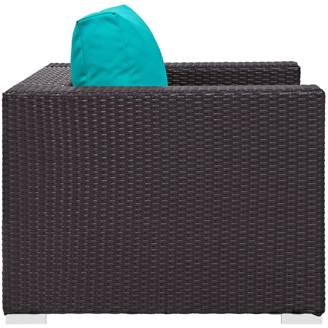 Conversation Alfresco Armchair, Espresso & Turquoise