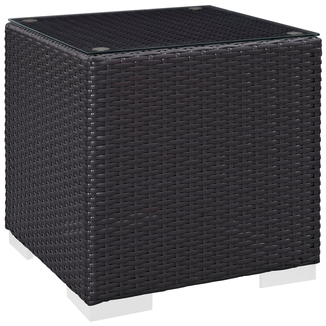 Convene Outdoor Patio Side Table, Espresso