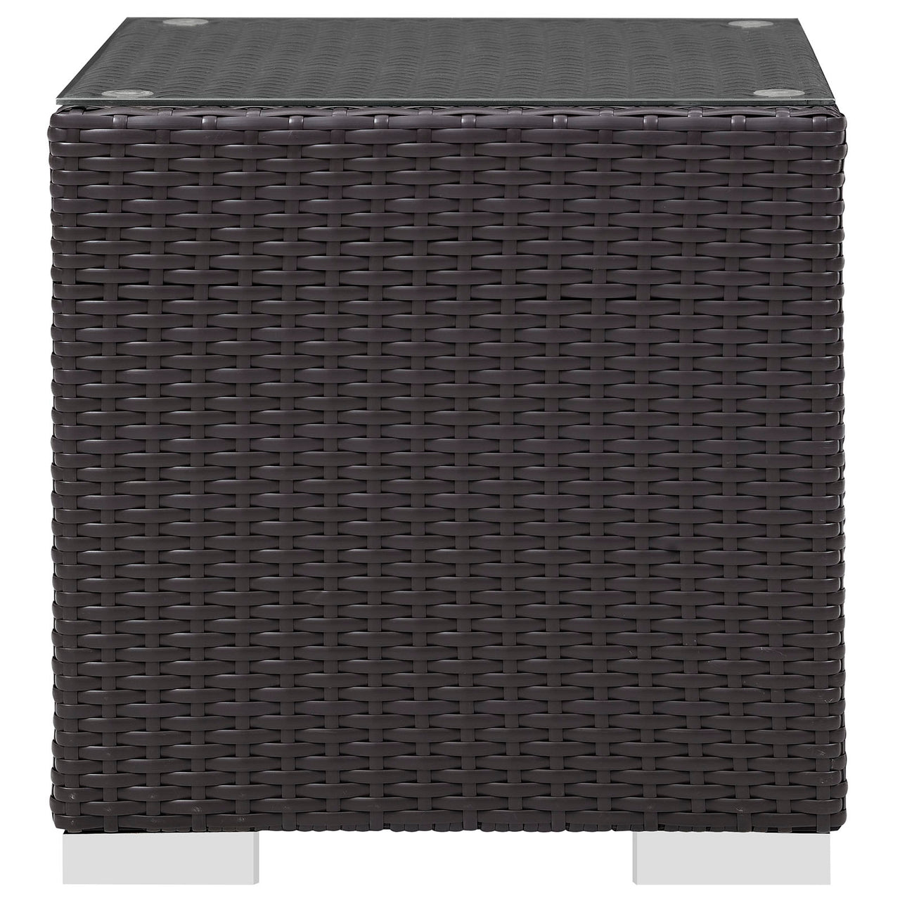 Conversation 5-Piece Alfresco Sectional Set, Espresso & Beige