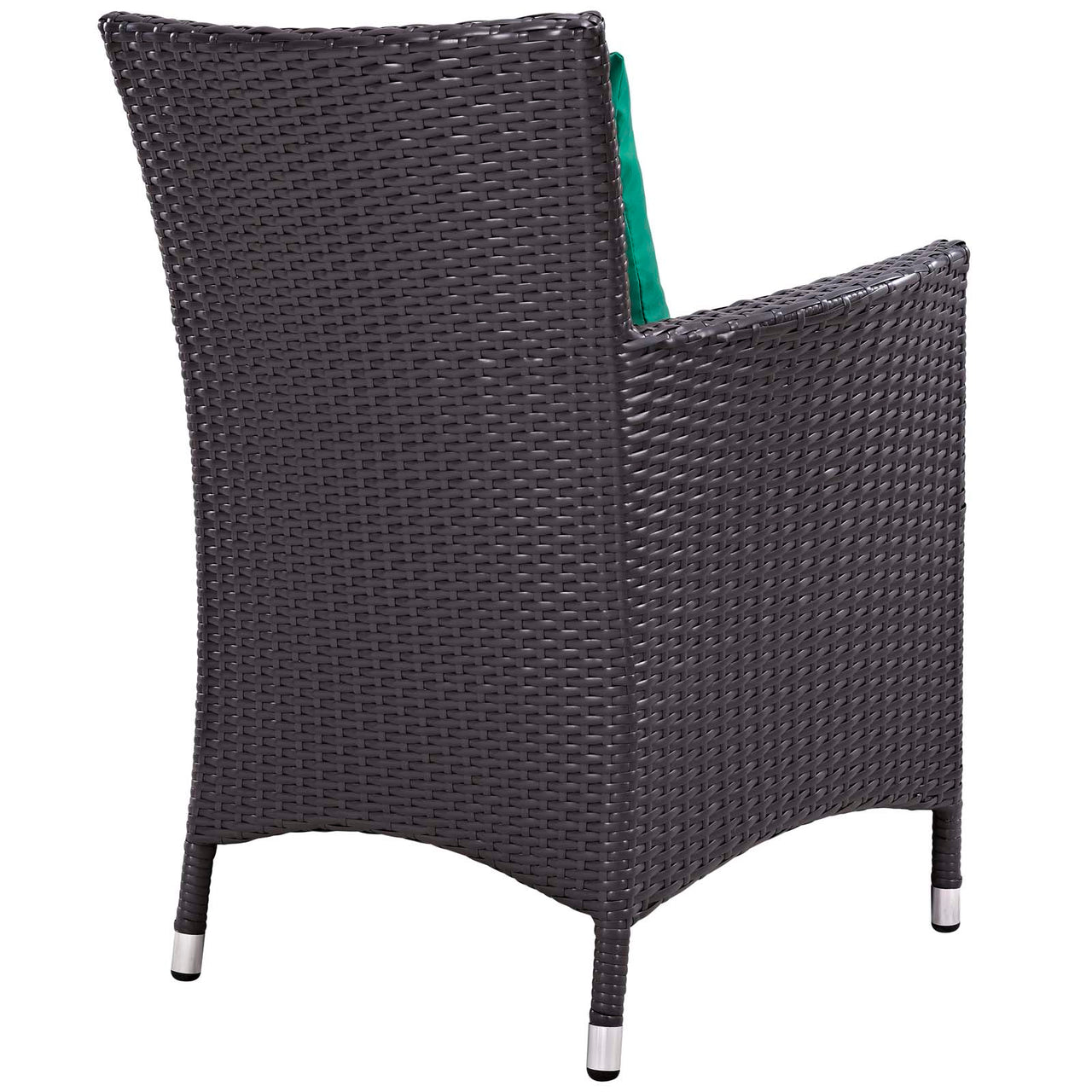 Conversation Dining Alfresco Armchair, Espresso & Green