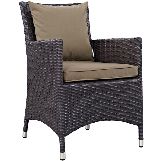 Conversation Dining Alfresco Armchair, Espresso & Mocha