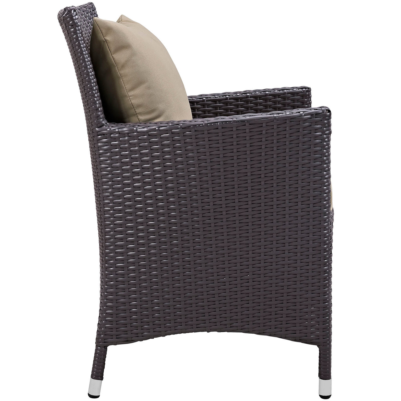 Conversation Dining Alfresco Armchair, Espresso & Mocha