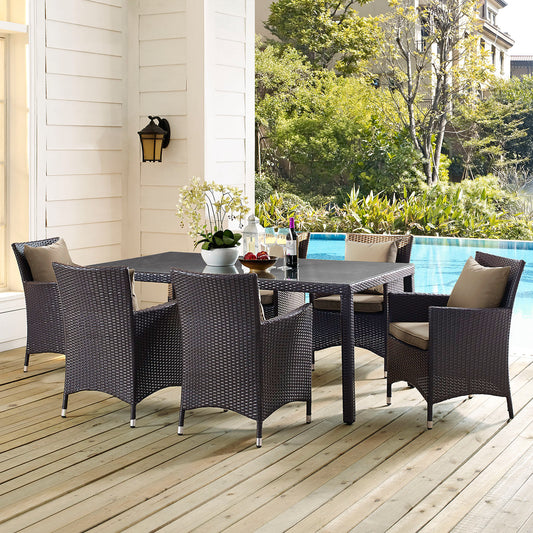 Conversation 70" Alfresco Dining Table, Espresso