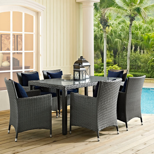 Soul Journey 59" Alfresco Dining Table, Chocolate