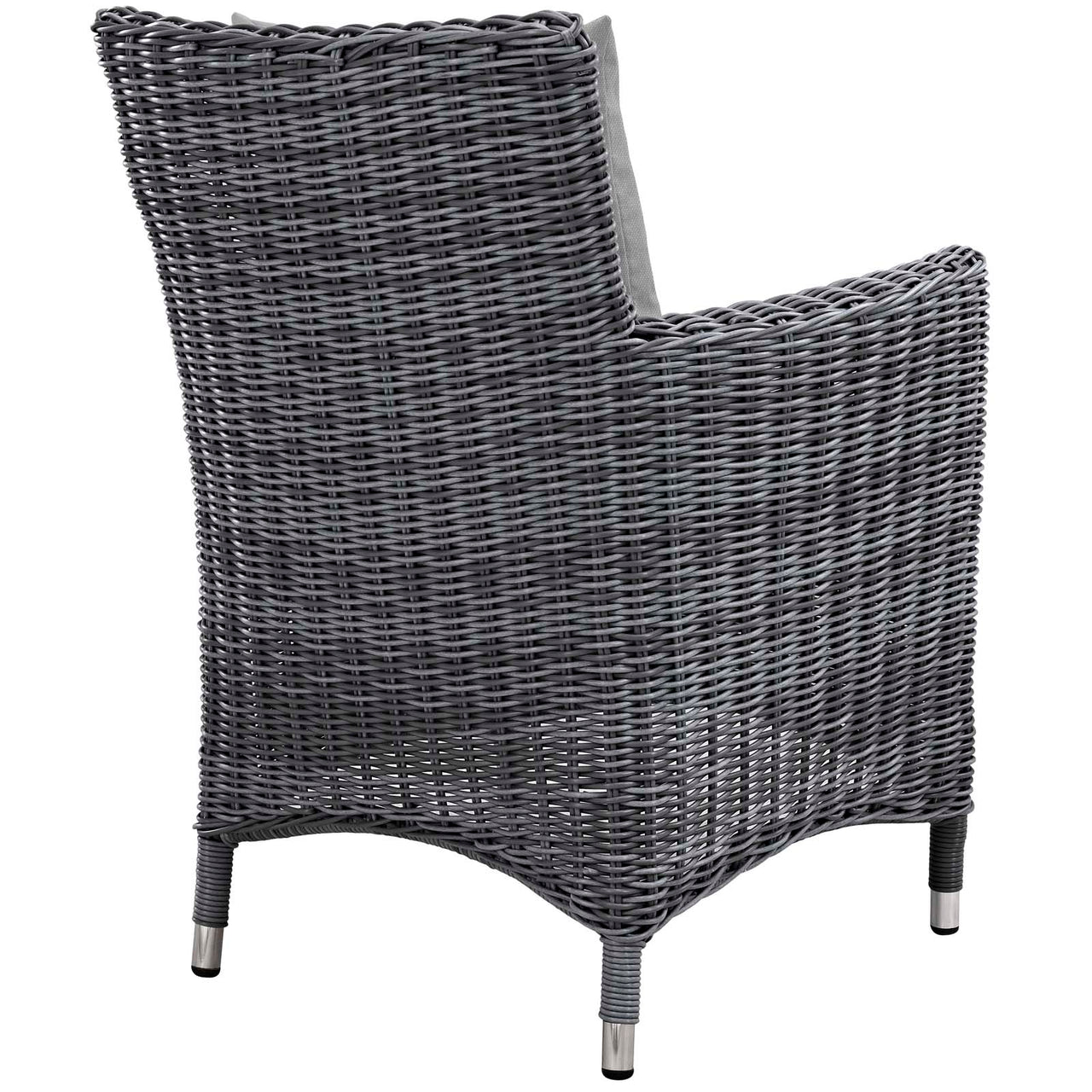 Invocation Dining Alfresco Sunbrella® Armchair, Canvas Gray