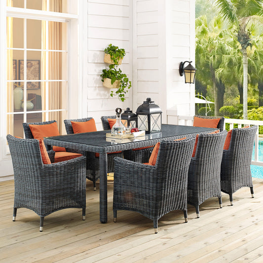 Invocation 83" Alfresco Dining Table, Gray