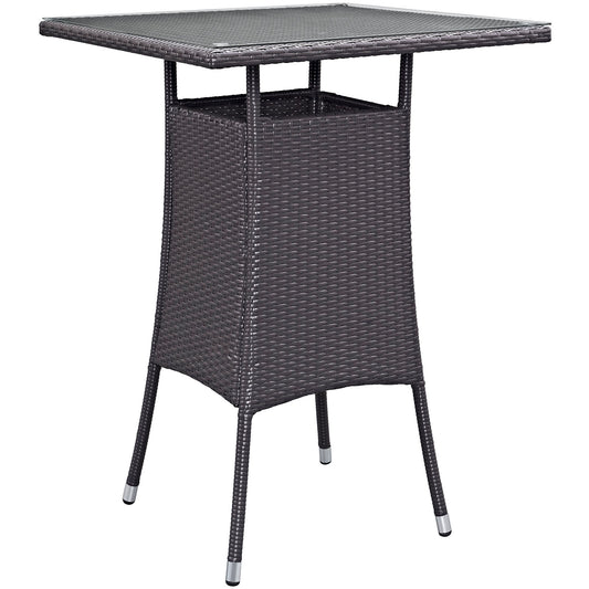 Conversation Alfresco Bar Table, Small, Espresso