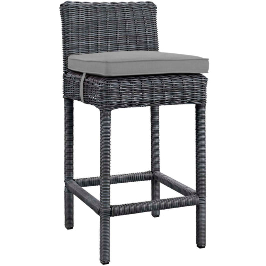 Invocation Alfresco Sunbrella® Bar Stool, Gray