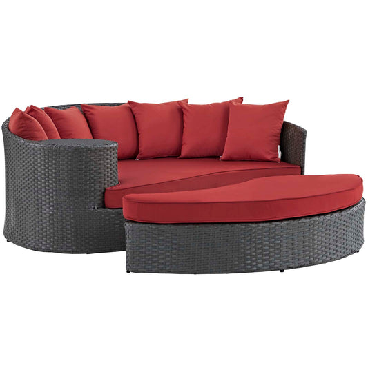 Soul Journey Alfresco Sunbrella® Daybed, Canvas Red