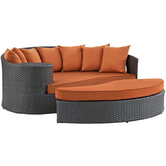 Soul Journey Alfresco Sunbrella® Daybed, Canvas Tuscan