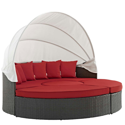 Soul Journey Alfresco Sunbrella® Daybed, Canvas Red