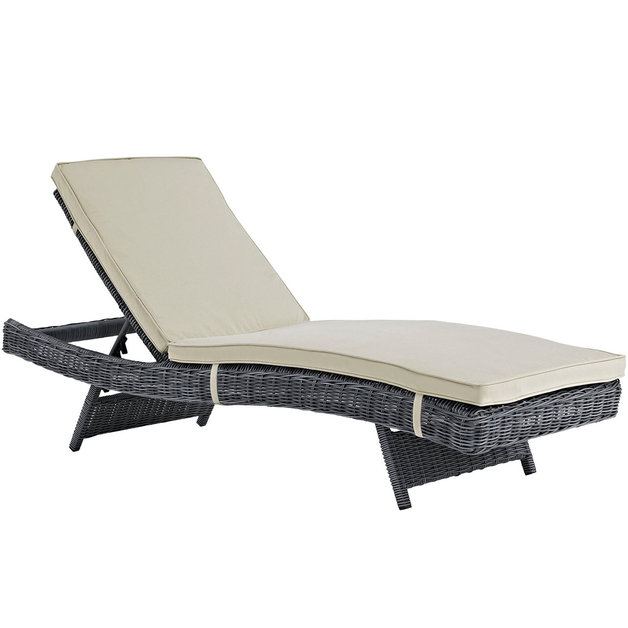 Invocation Alfresco Sunbrella® Chaise, Antique Canvas Beige
