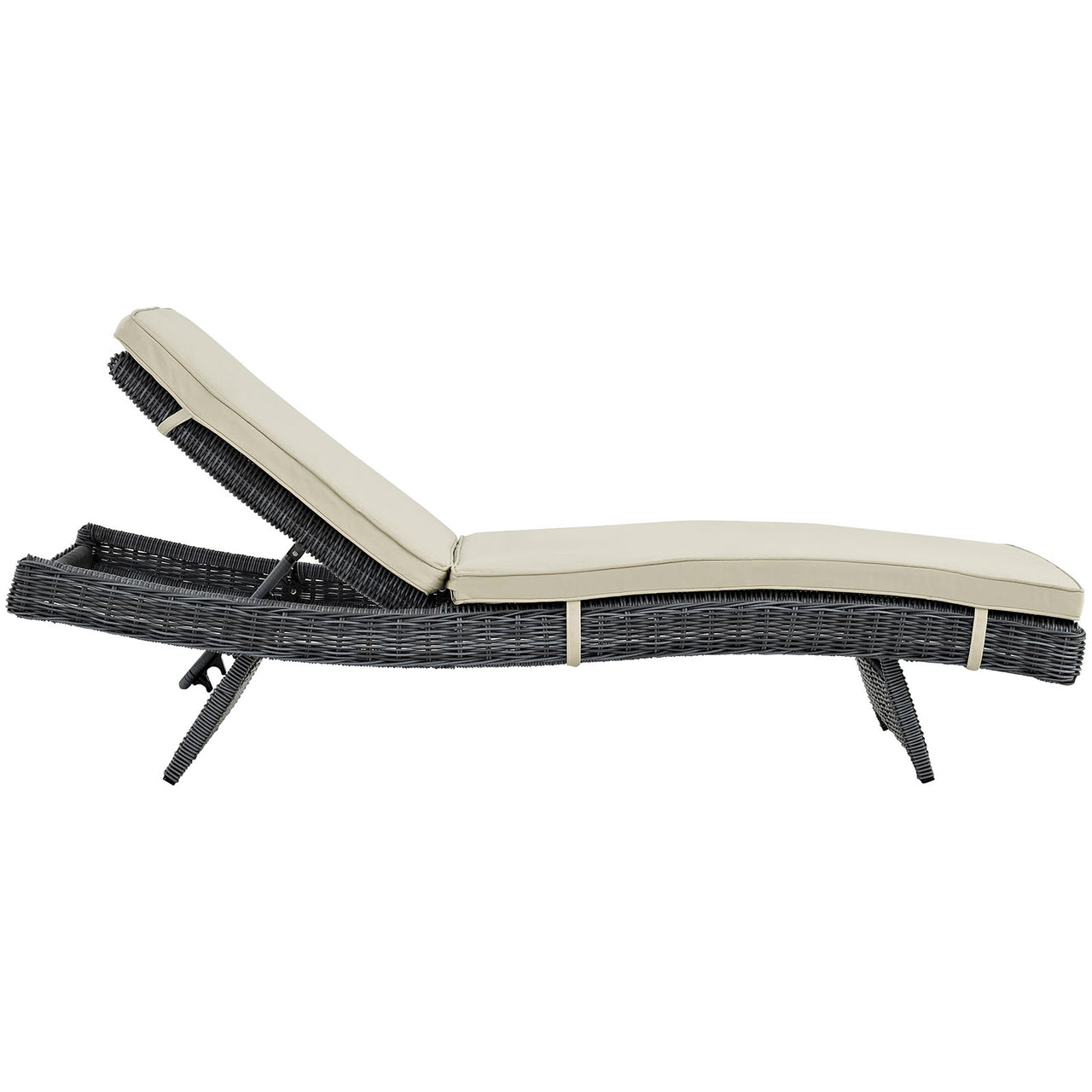 Invocation Alfresco Sunbrella® Chaise, Antique Canvas Beige