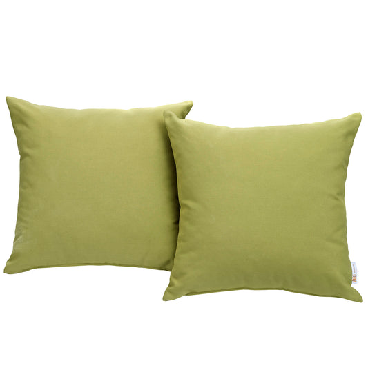 Convene 2 Piece Outdoor Patio Pillow Set, Peridot