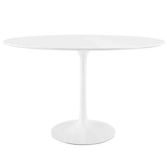 Ensemble Oval Dining Table, Small, White