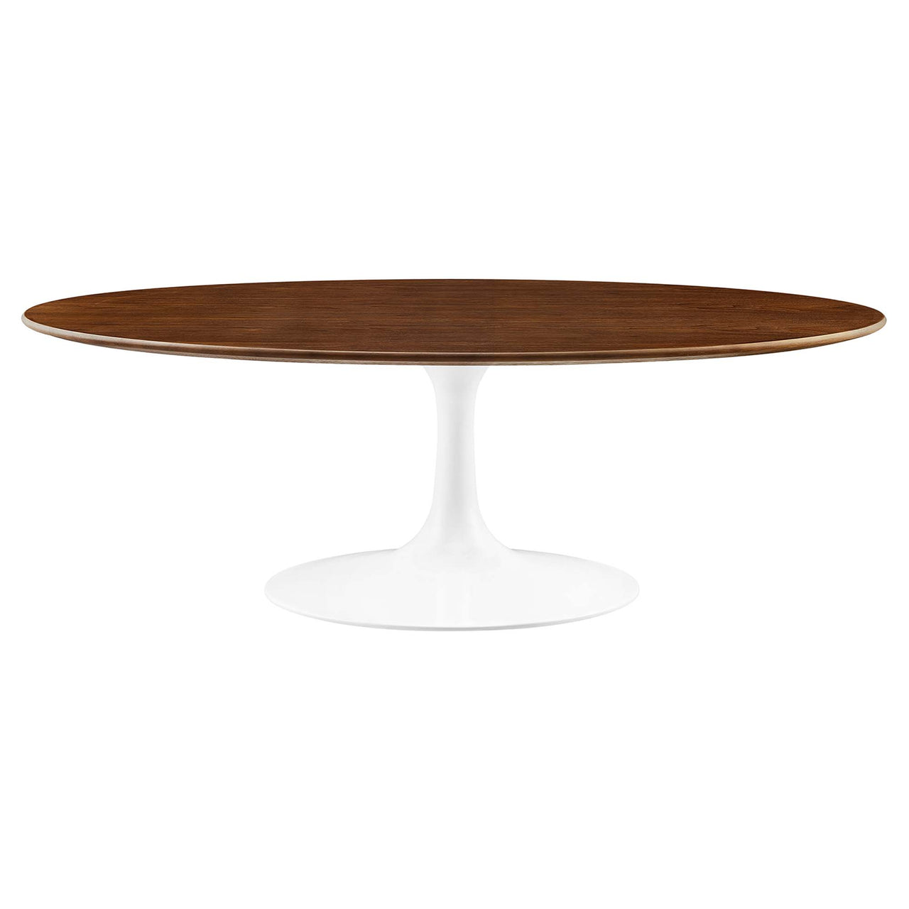 Ensemble Oval Coffee Table, Medium, Walnut