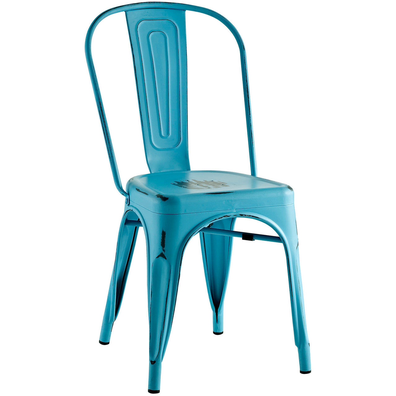 Vintage Flair Side Chair, Turquoise