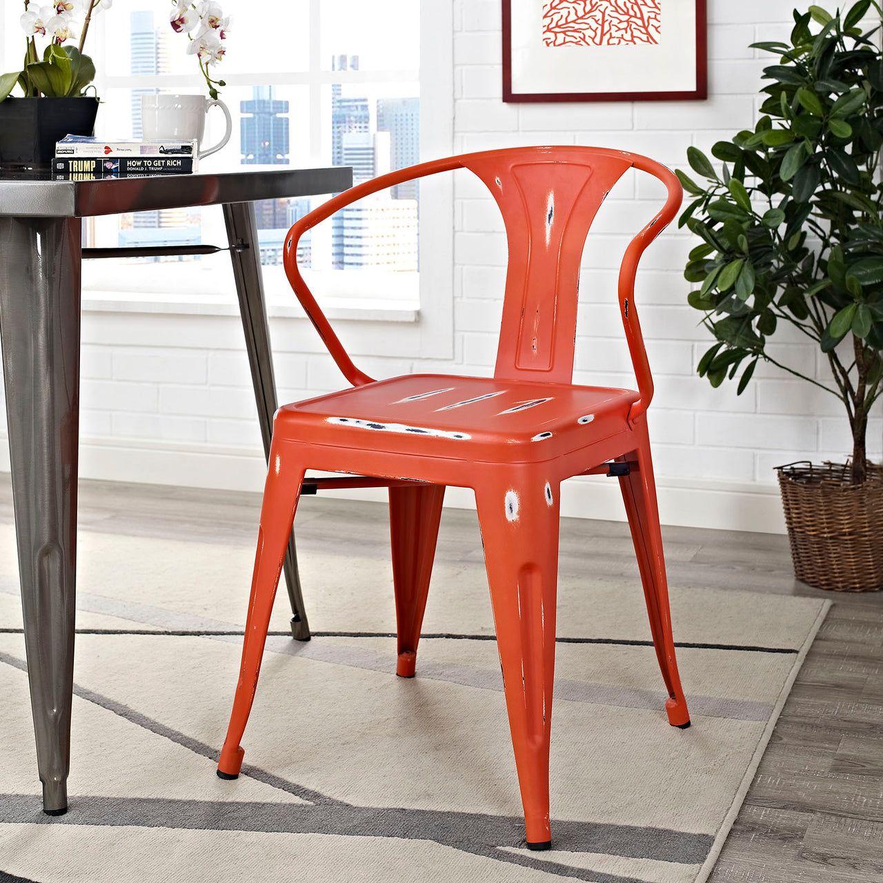 Promenade Dining Chair, Red