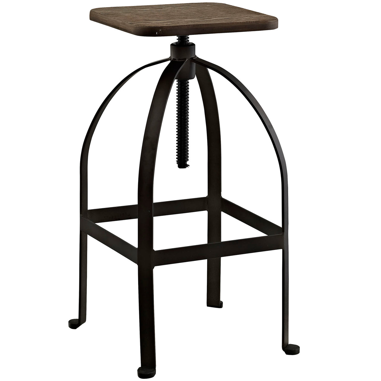 Industrial Chic Bar Stool, Brown