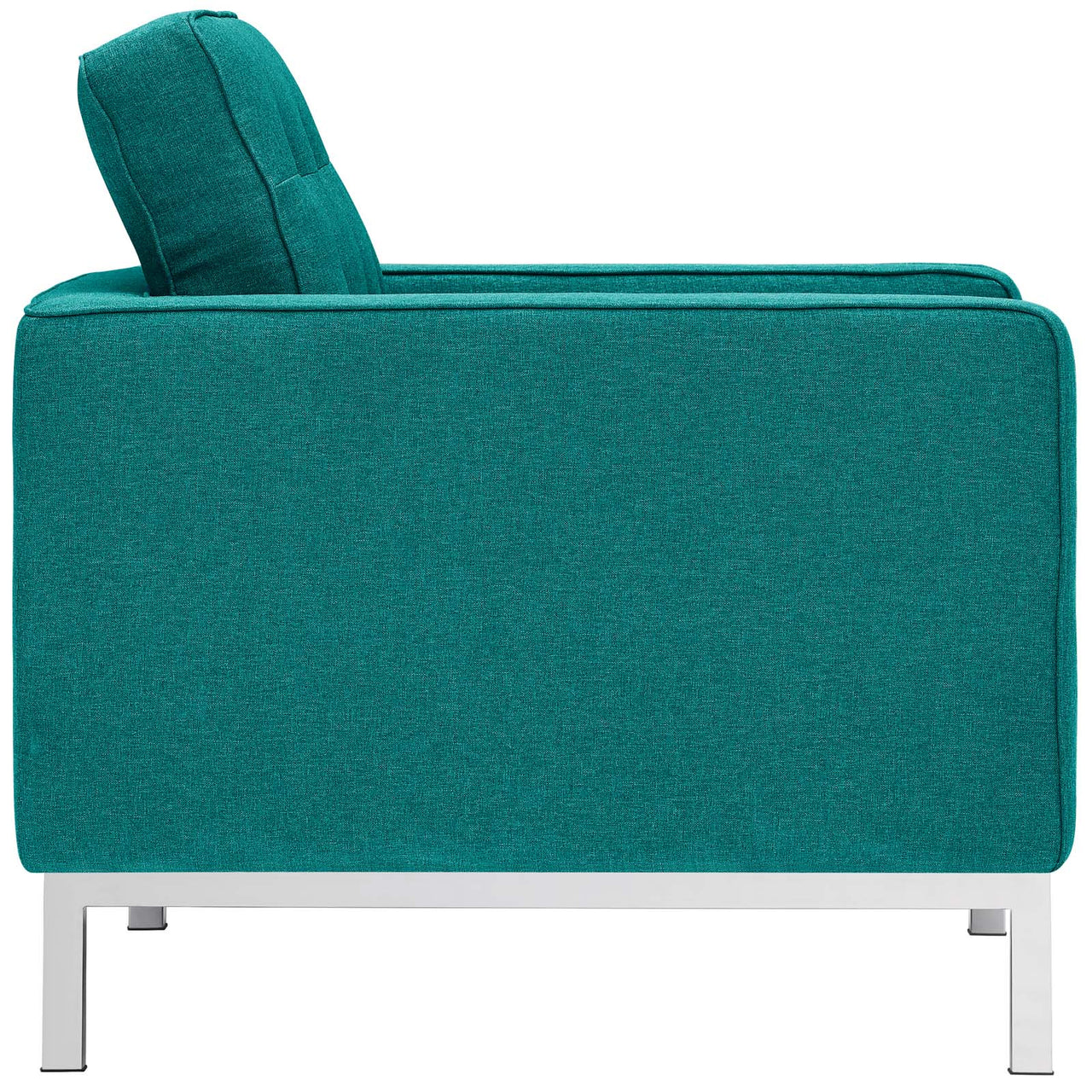 Luma Fabric Armchair, Teal