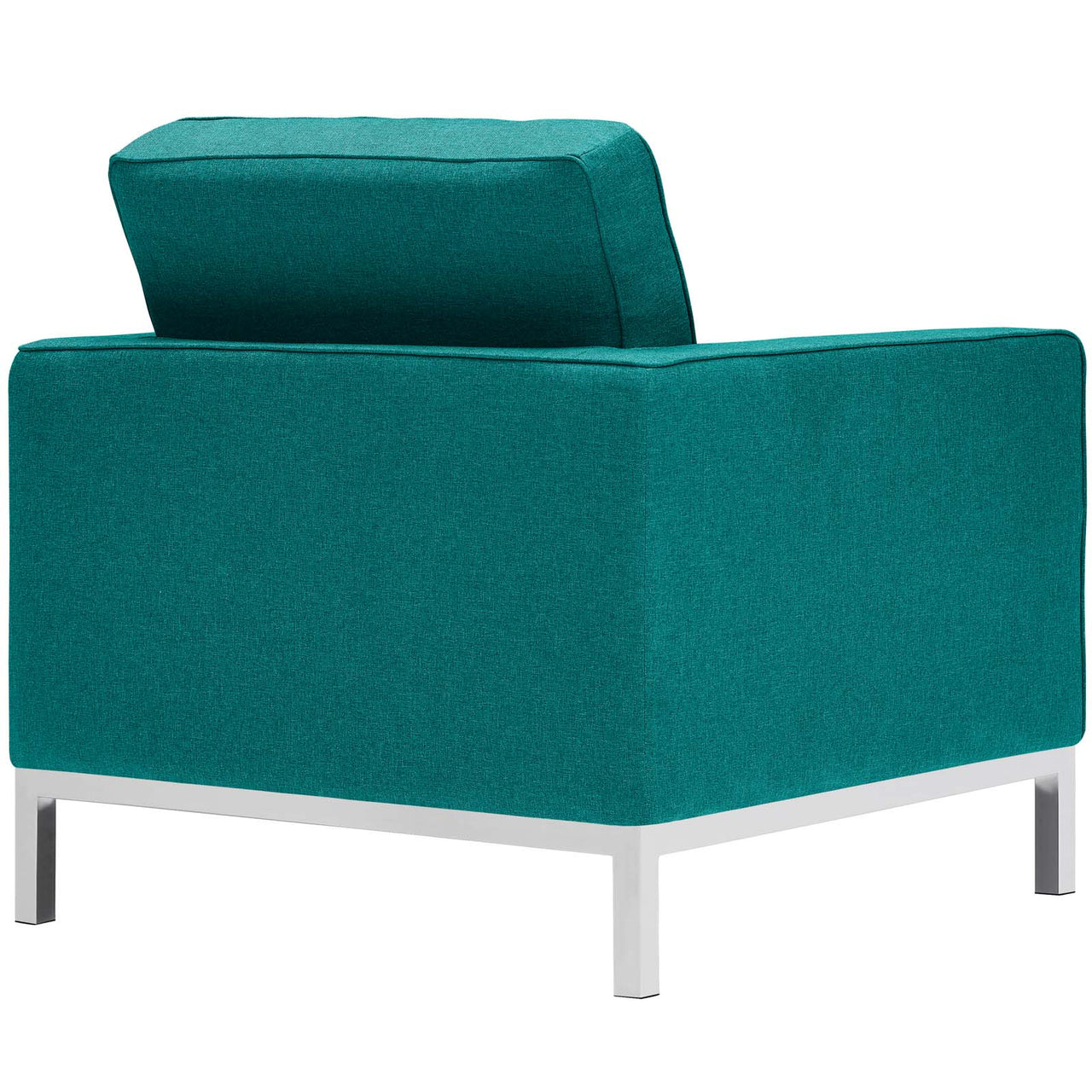 Luma Fabric Armchair, Teal