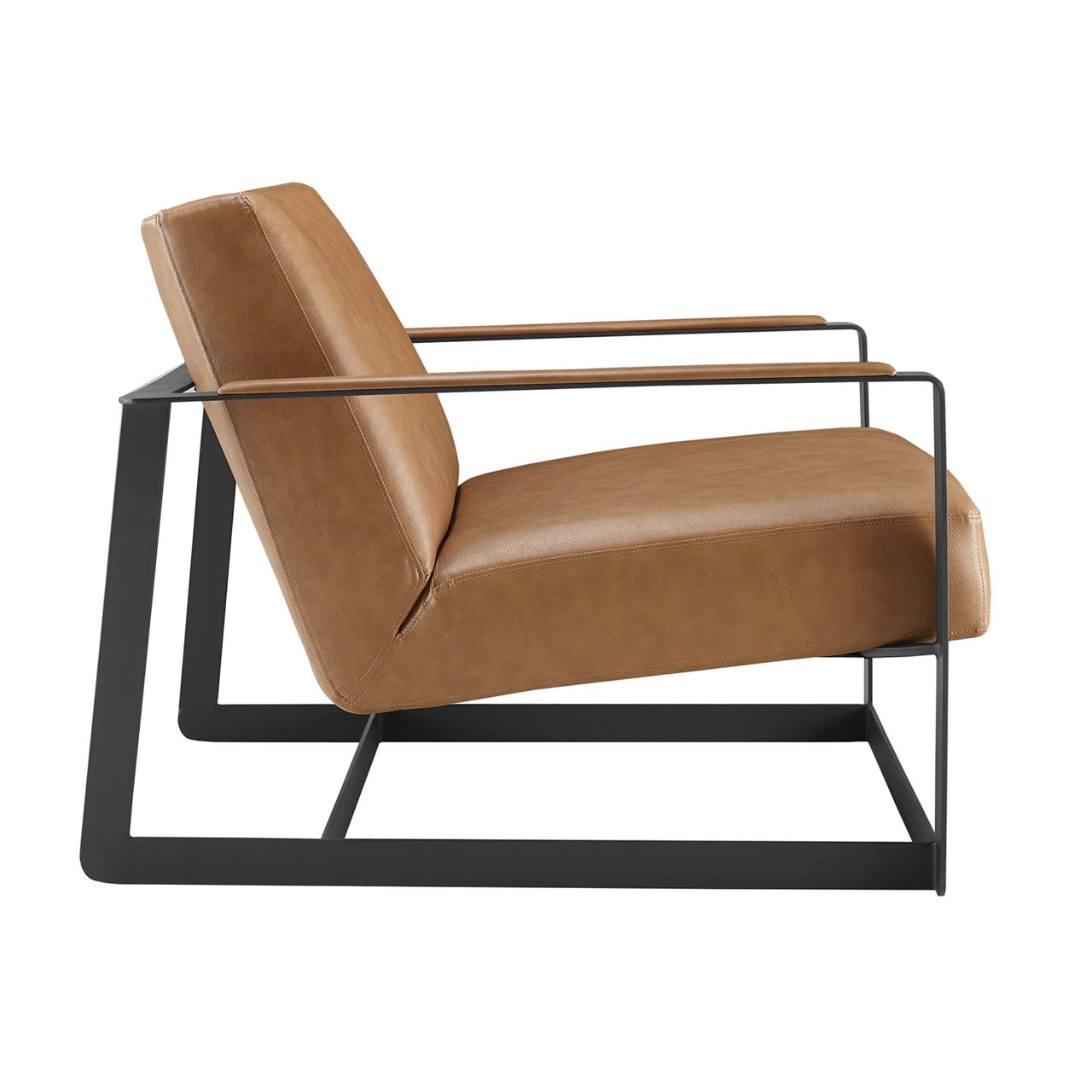 Clarity Eco-Leather Armchair, Tan