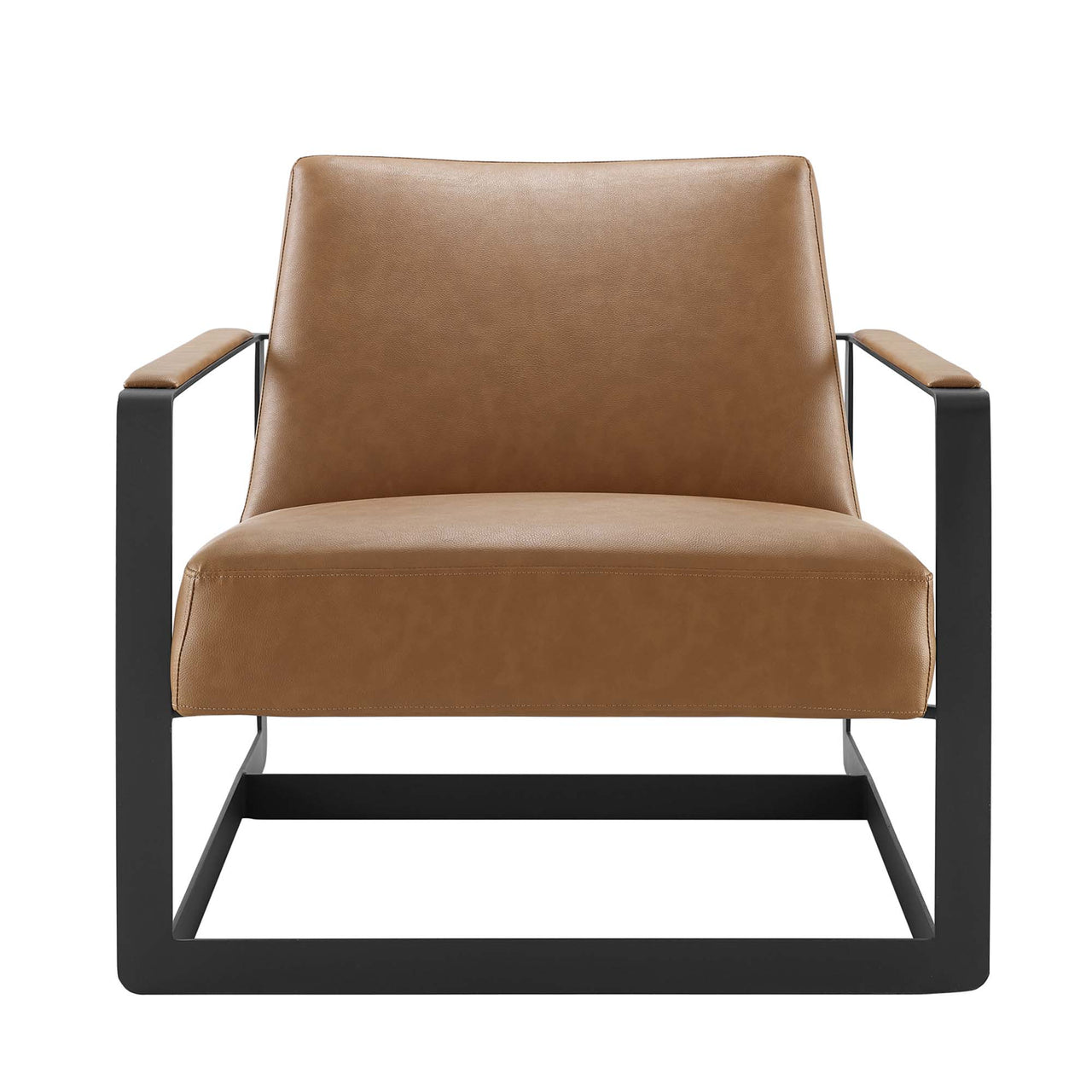 Clarity Eco-Leather Armchair, Tan