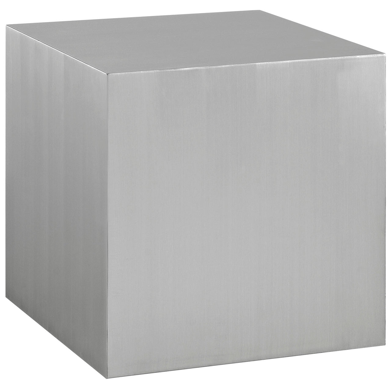 Polvara Metal Side Table, Silver