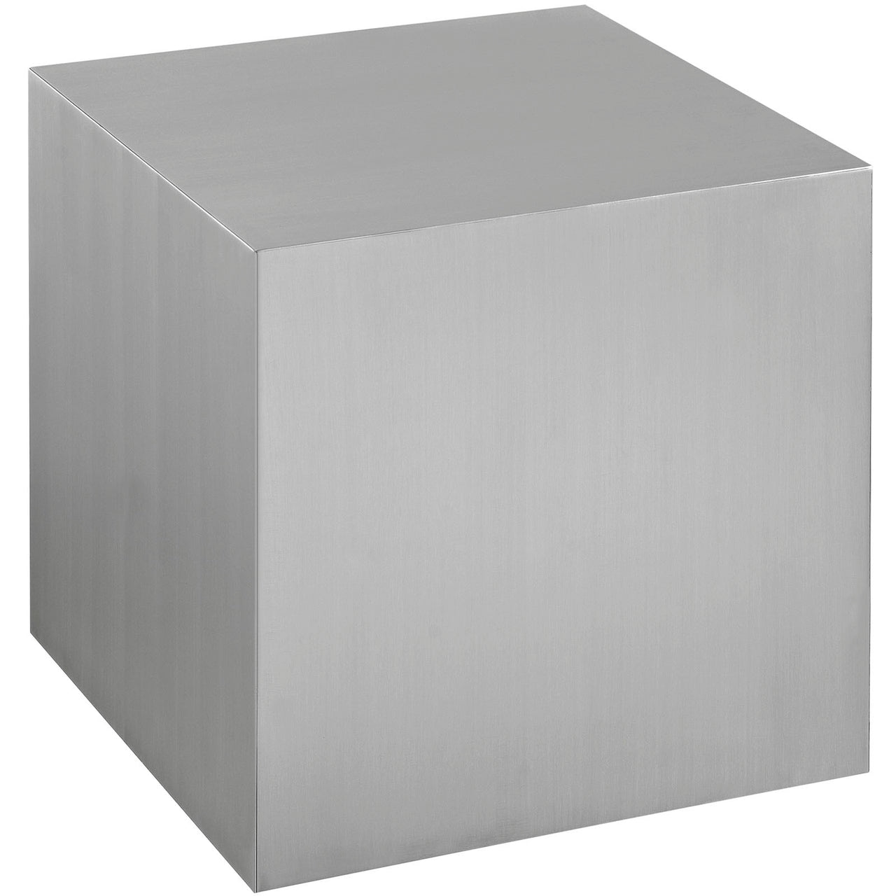 Polvara Metal Side Table, Silver