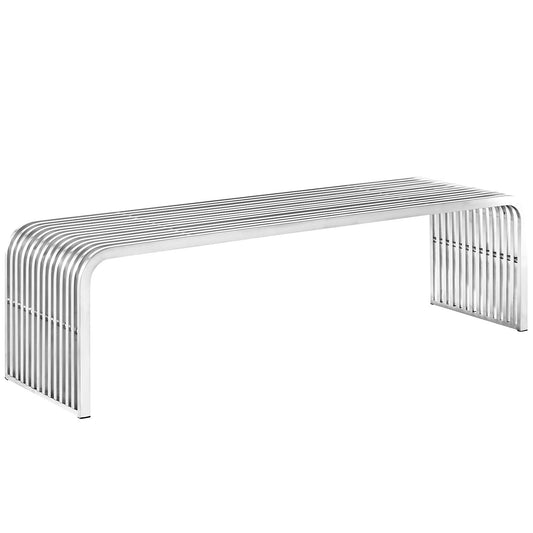 Majestix Bench, Large, Silver