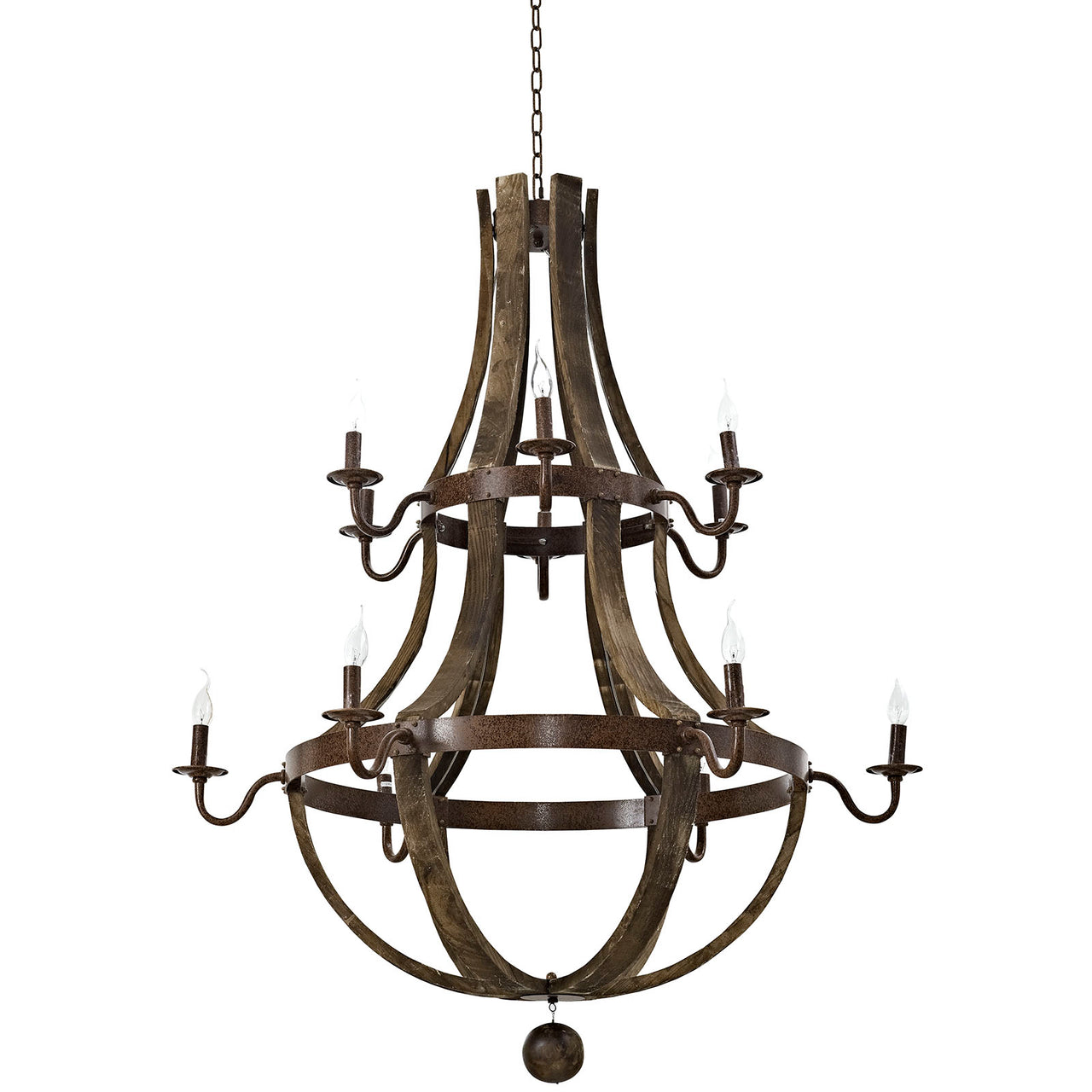 Trebuchet Chandelier, Brown