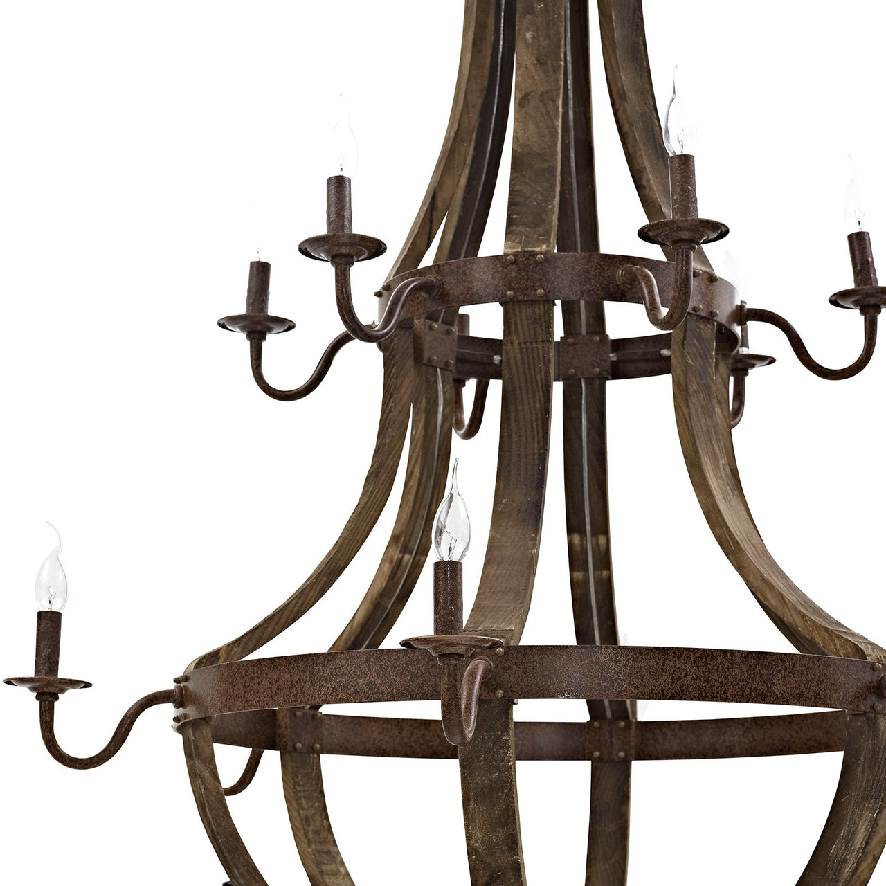 Trebuchet Chandelier, Brown
