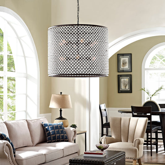 Vayrona Chandelier, Large, Brown