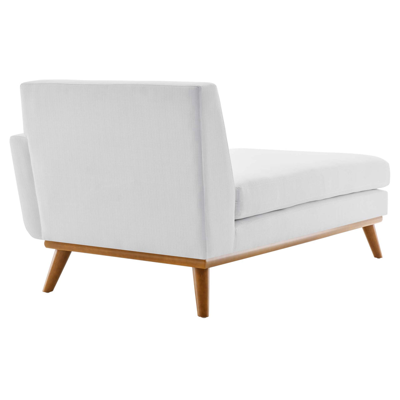 Rendezvous Right-Facing Fabric Sectional Sofa, White