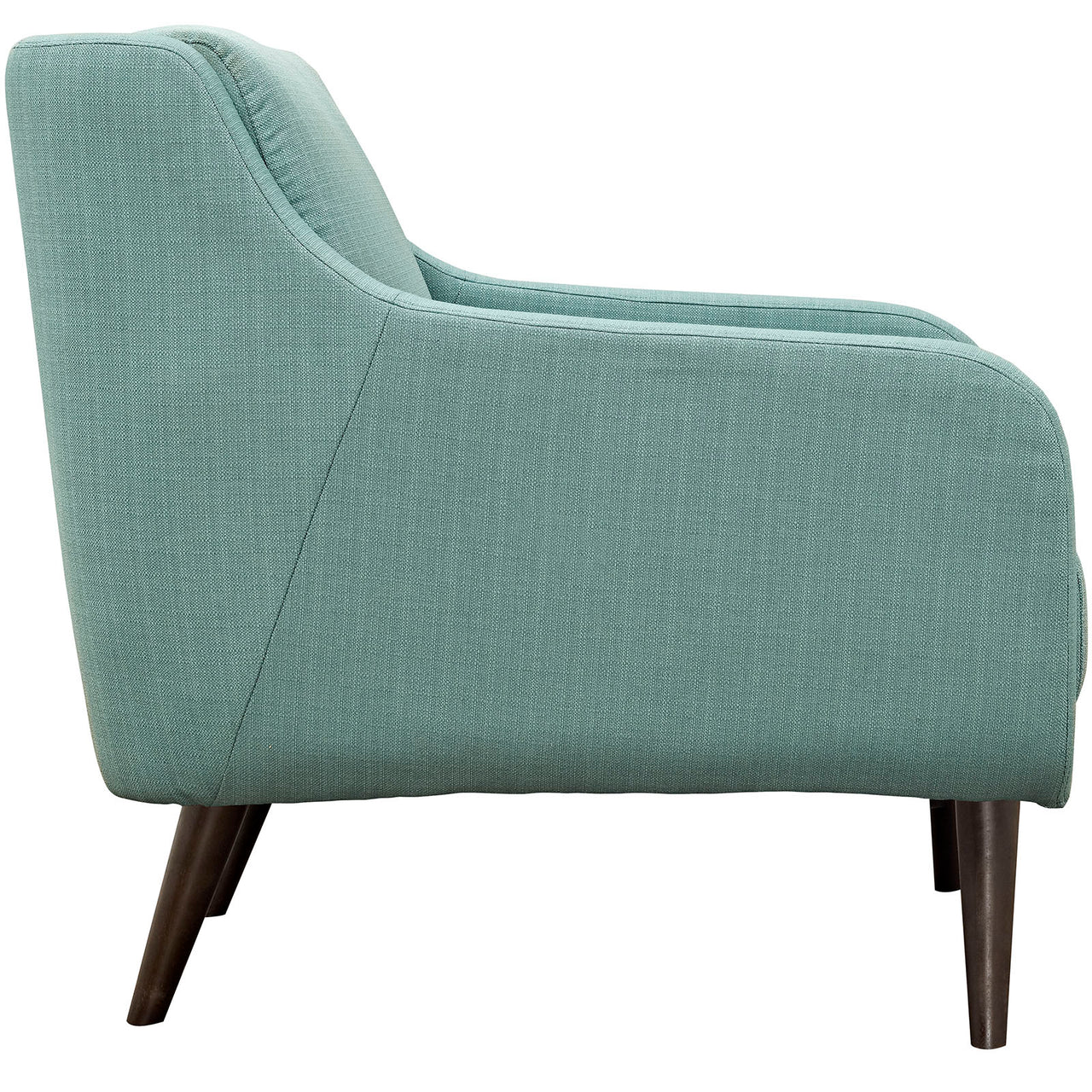 Brio Fabric Accent Chair, Aqua Green