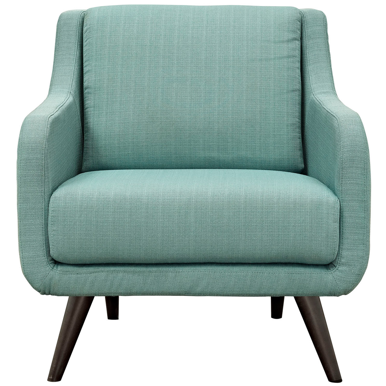 Brio Fabric Accent Chair, Aqua Green