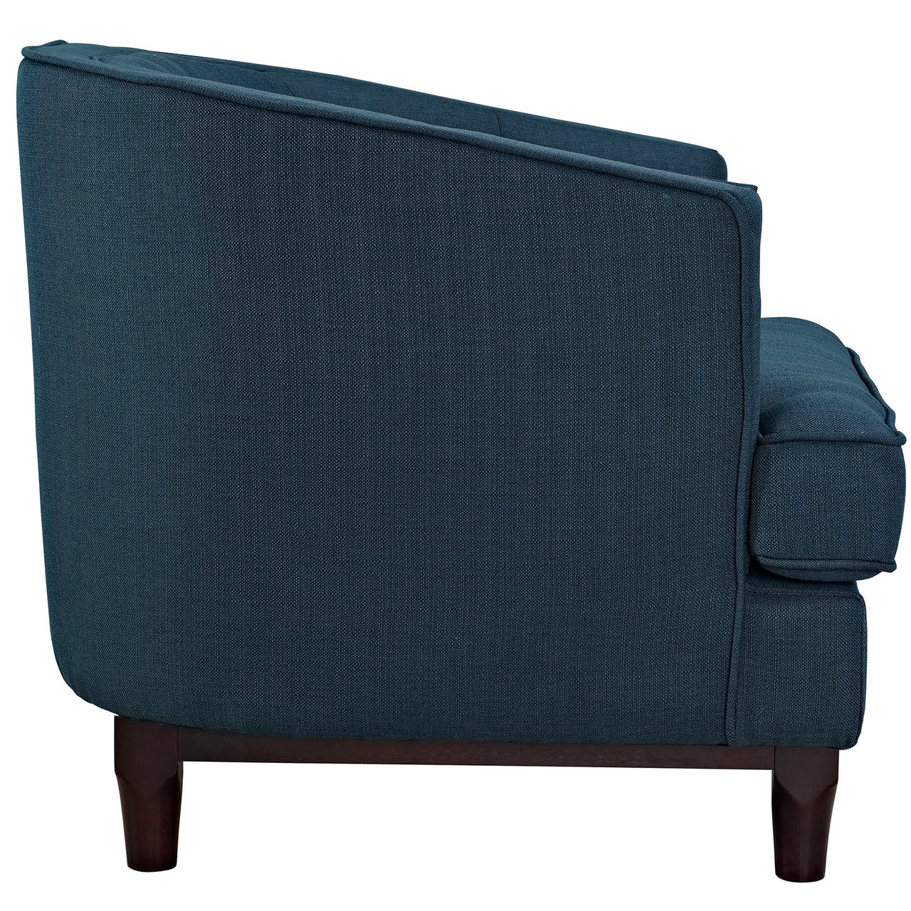 Coast Upholstered Fabric Armchair, Azure