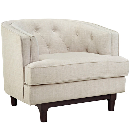 Anchor Fabric Armchair, Beige
