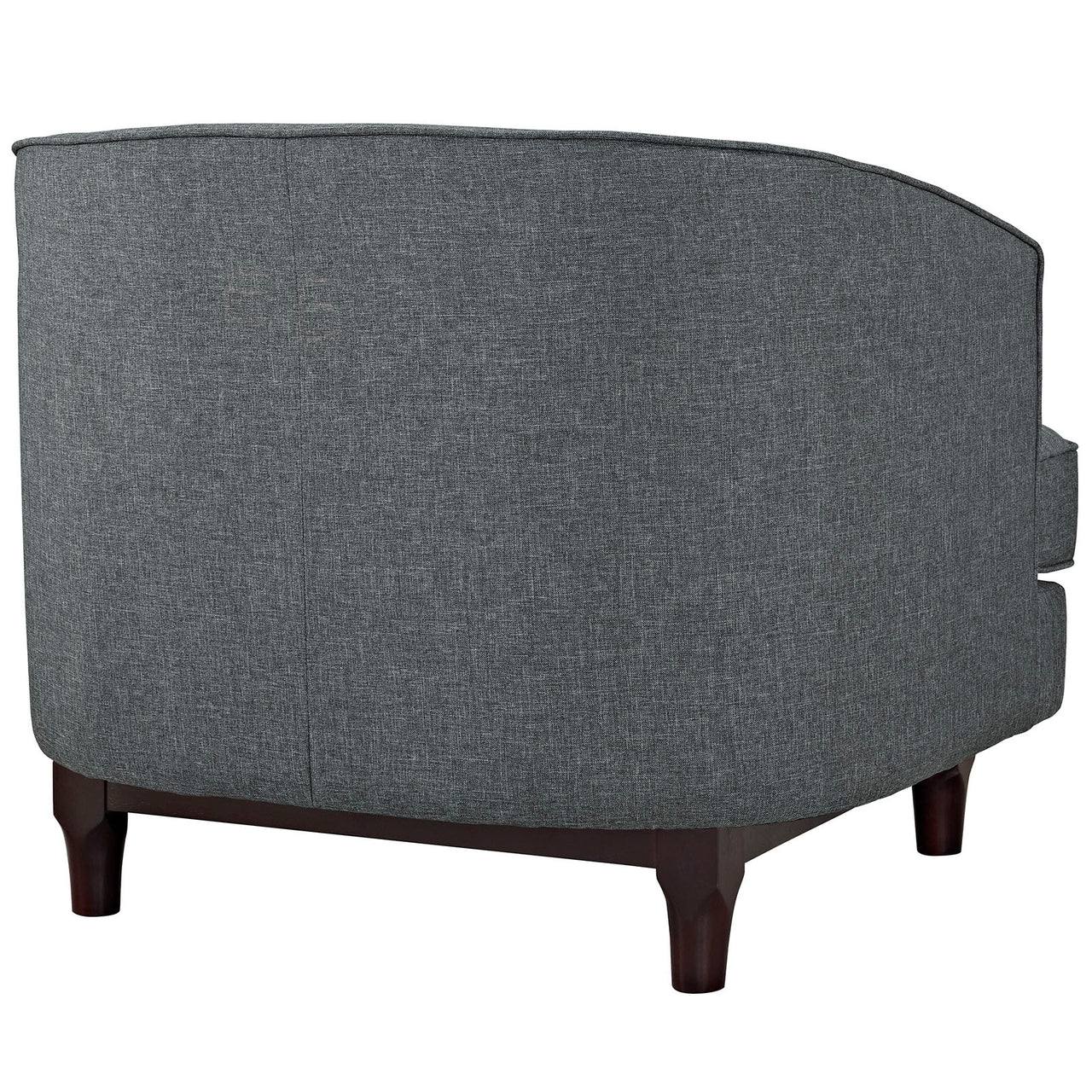 Coast Upholstered Fabric Armchair, Gray
