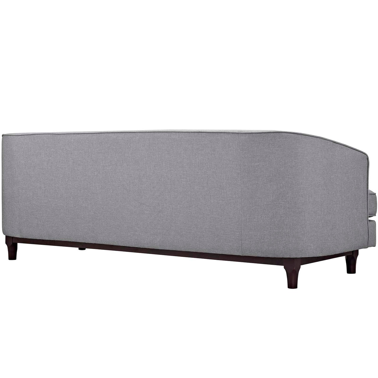 Coast Upholstered Fabric Sofa, Light Gray