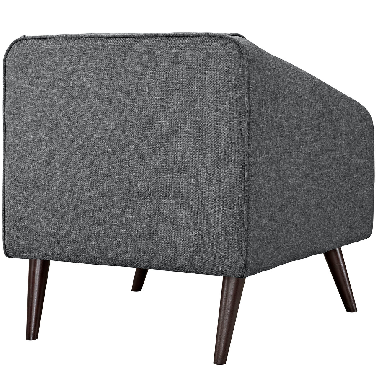 Slide Upholstered Fabric Armchair, Gray