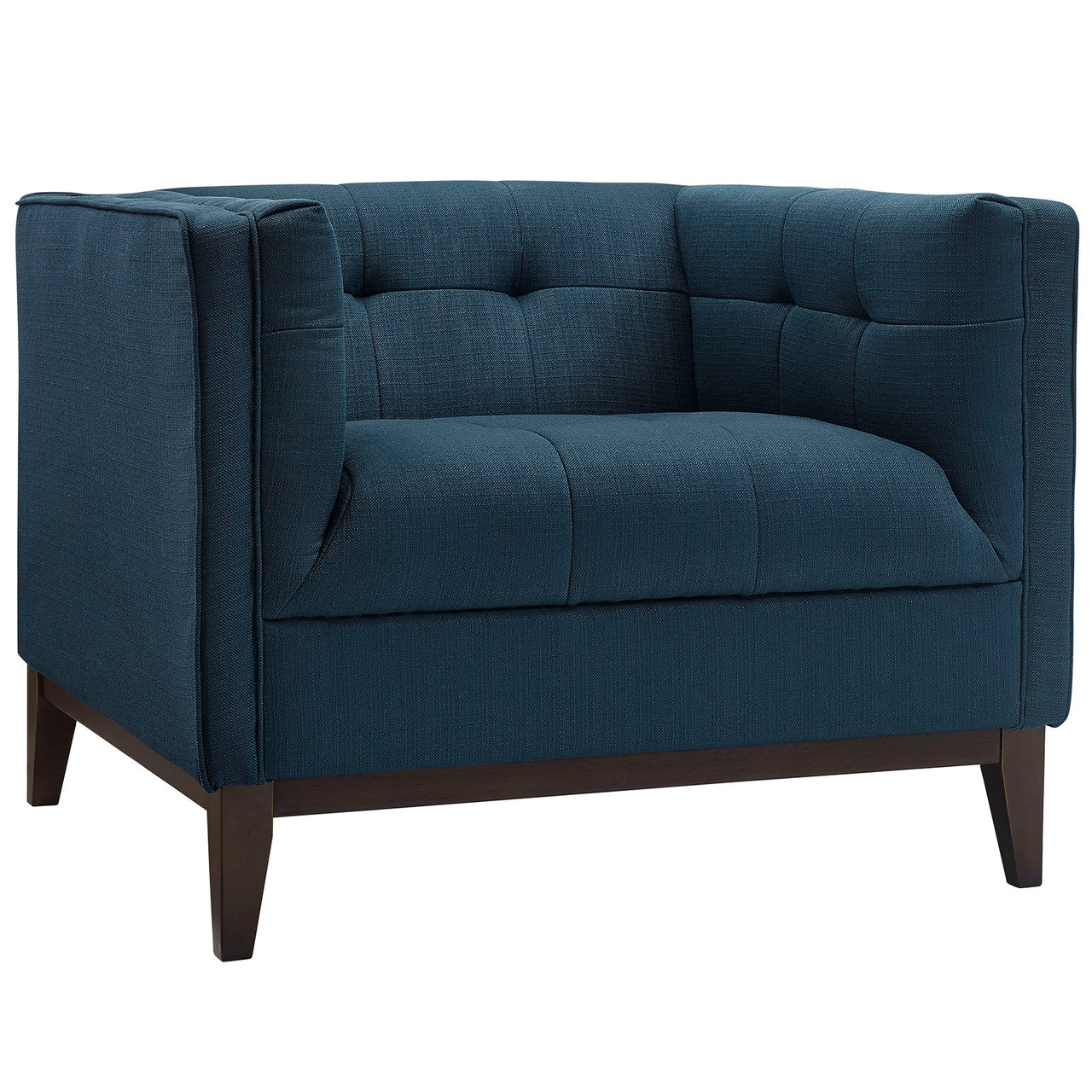 Classique Fabric Accent Chair, Azure