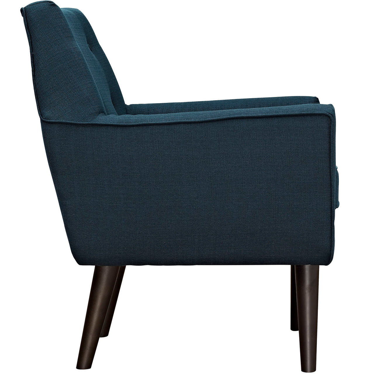 Posit Upholstered Fabric Armchair, Azure