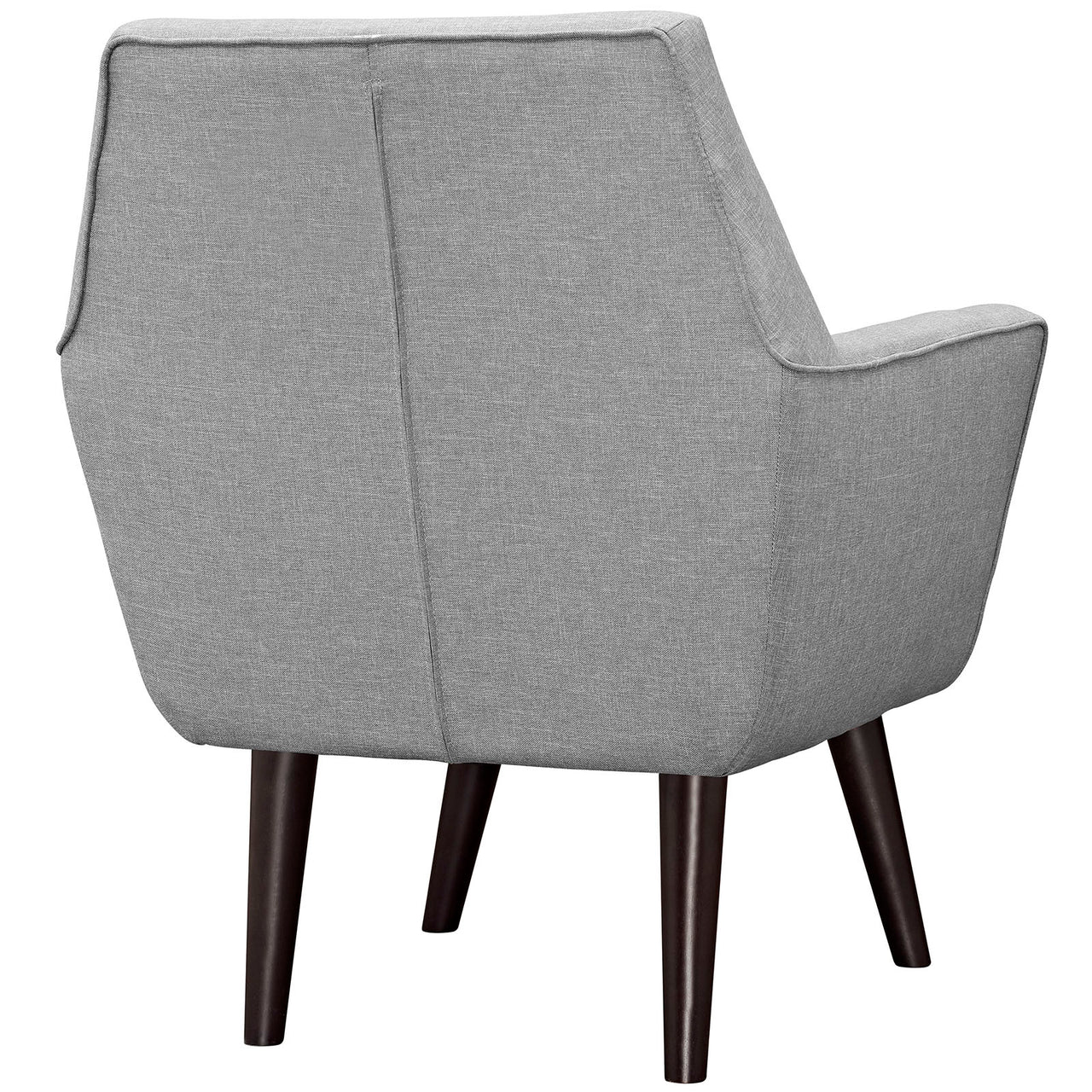 Vision Fabric Accent Chair, Light Gray