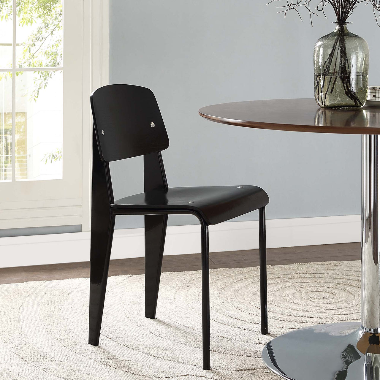 Juvante Dining Chair, Black
