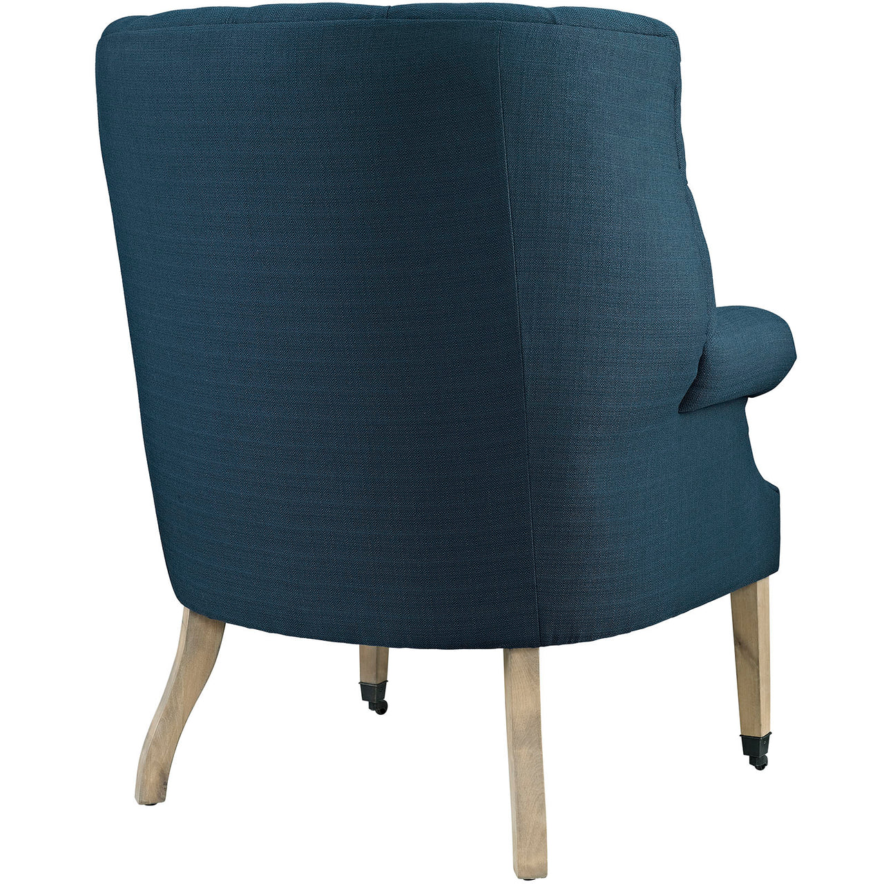Chariot Upholstered Armchair, Azure