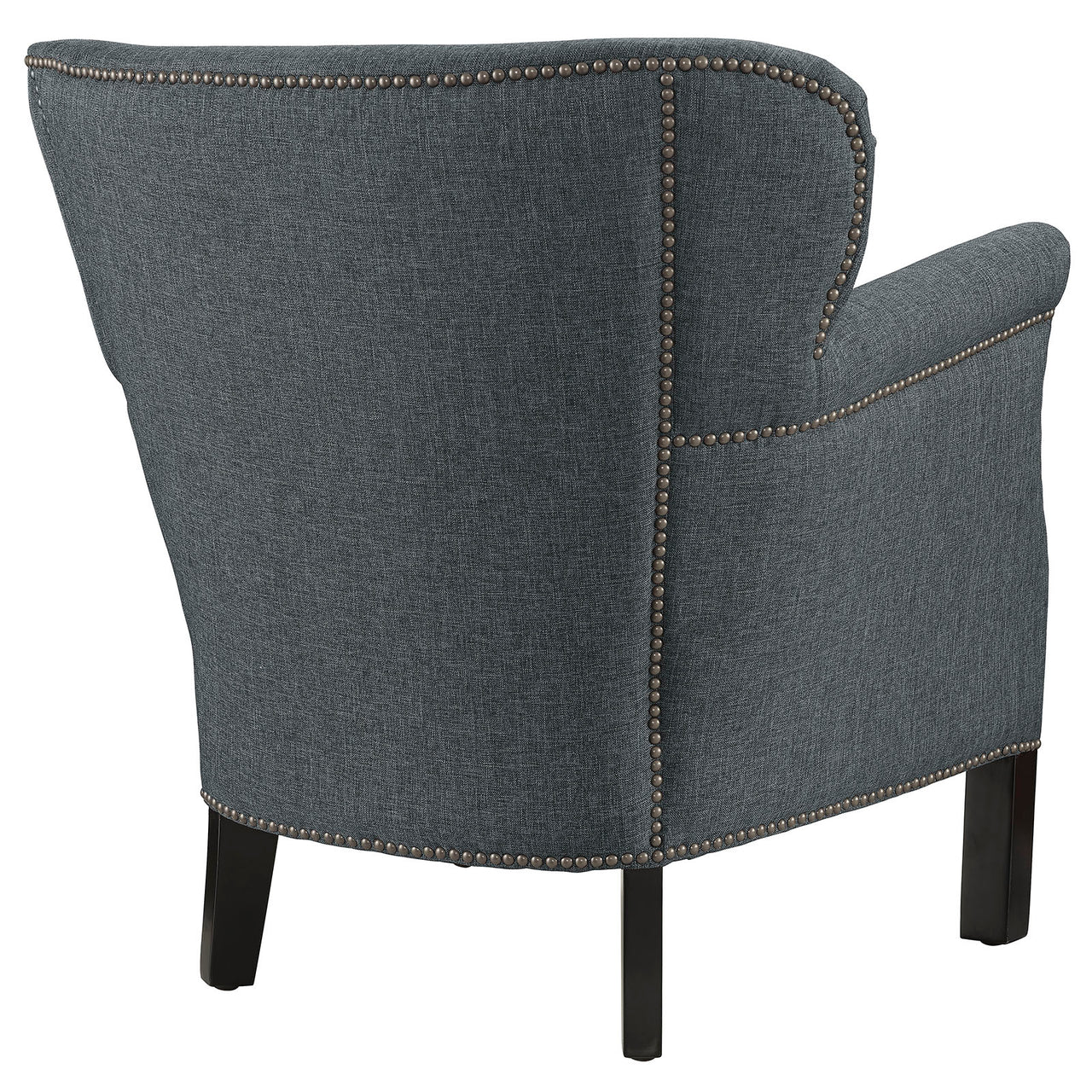 Key Upholstered Fabric Armchair, Gray