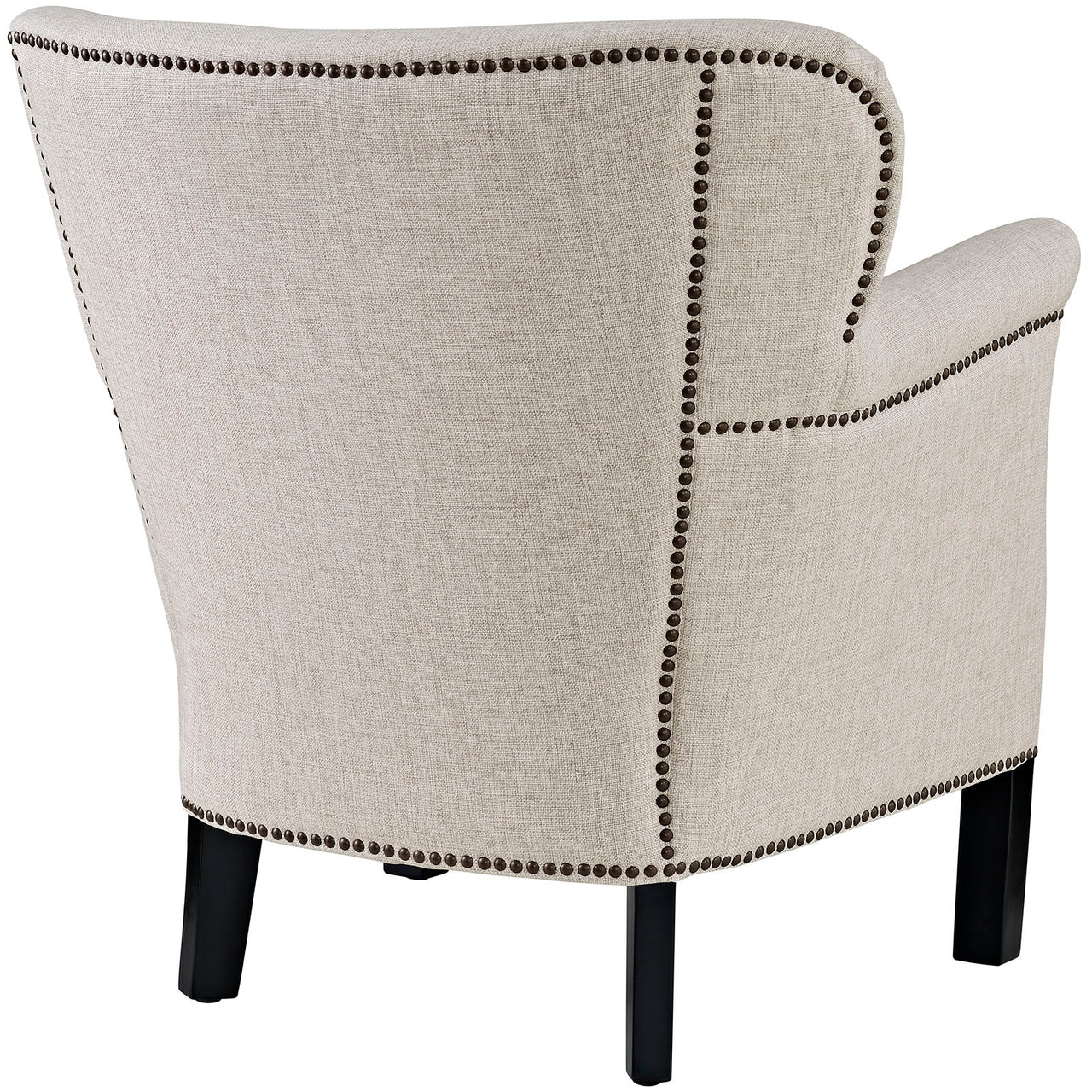 Key Upholstered Fabric Armchair, Sand